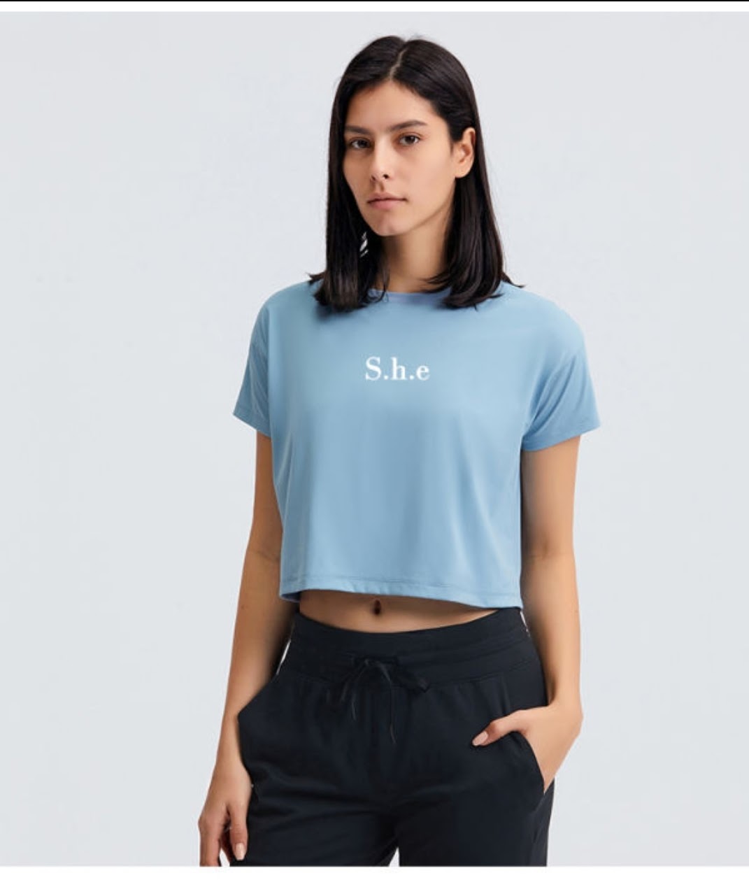 Oversized Gym Crop Top