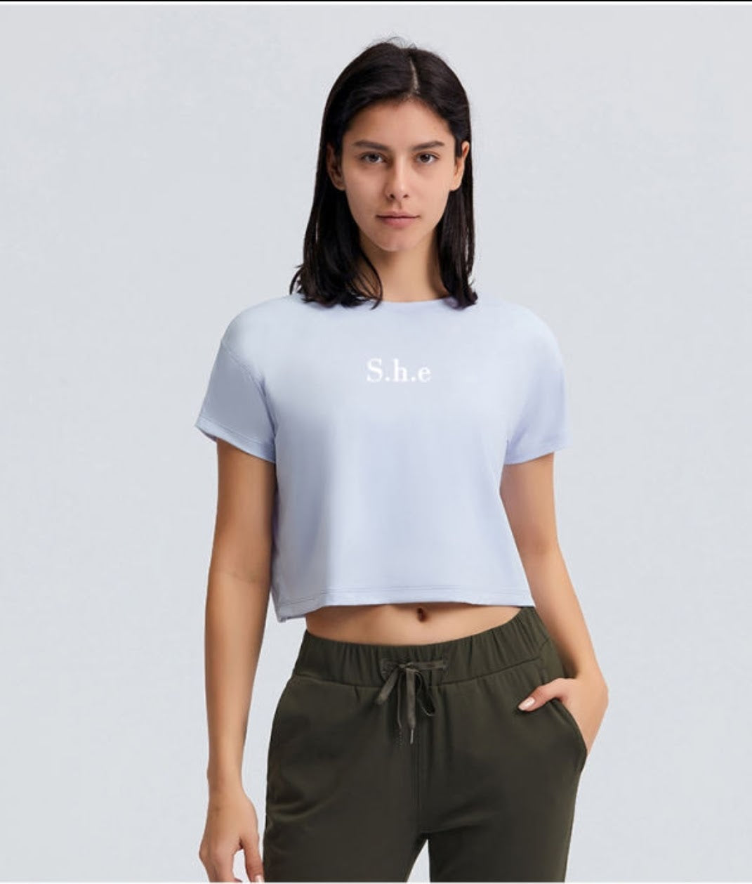 Oversized Gym Crop Top